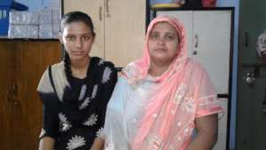Ayesha and her mother