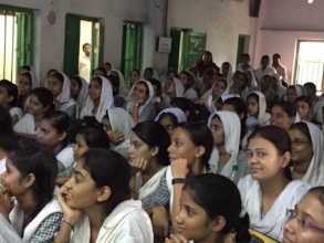 A class of 185 attentive girls