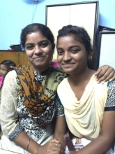 Anjum (now a librarian) and Tabassum