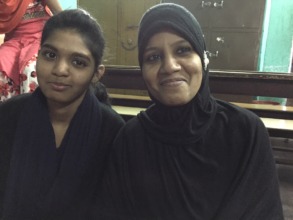 Sabahat and her mother