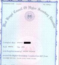 School Graduation Certificate