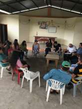 The beekeepers with IsraAID's staff