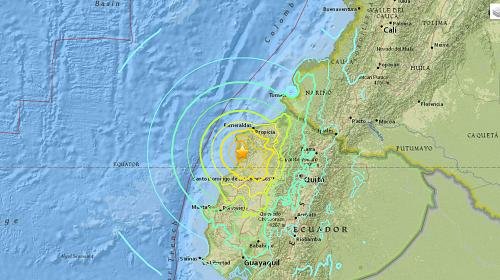 Earthquake Strikes Ecuador