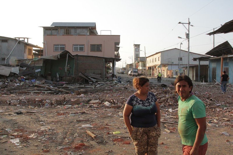 Earthquake Strikes Ecuador