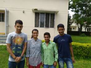 L to R: Tarun, Karishma, Raghuveer and Mukesh