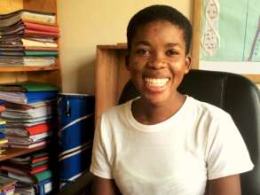 Third-year student Valary