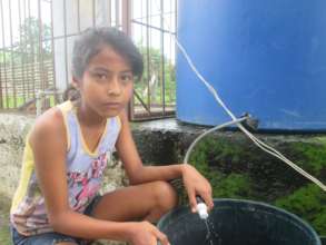 Wendy enjoys clean water now