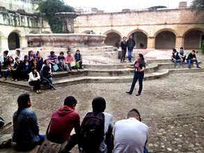 Youth participate in educational workshop