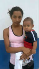 21-year-old Fabiola and her youngest of 3 sons