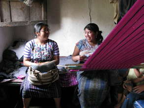 Evelyn (left) gives counsel to a friend