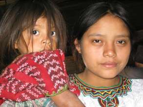 Guatemalan mother with her child