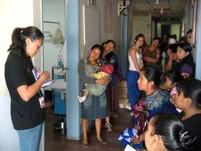 Coordinator Ana explains family planning options