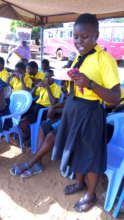 Mariam at the parliamentary debate ask questions