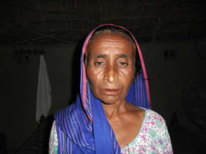 The Beneficiary Ms Aziza, Village Arab Solangi