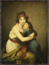 Mrs. Vigee Le Brun and Her Daughter Julie
