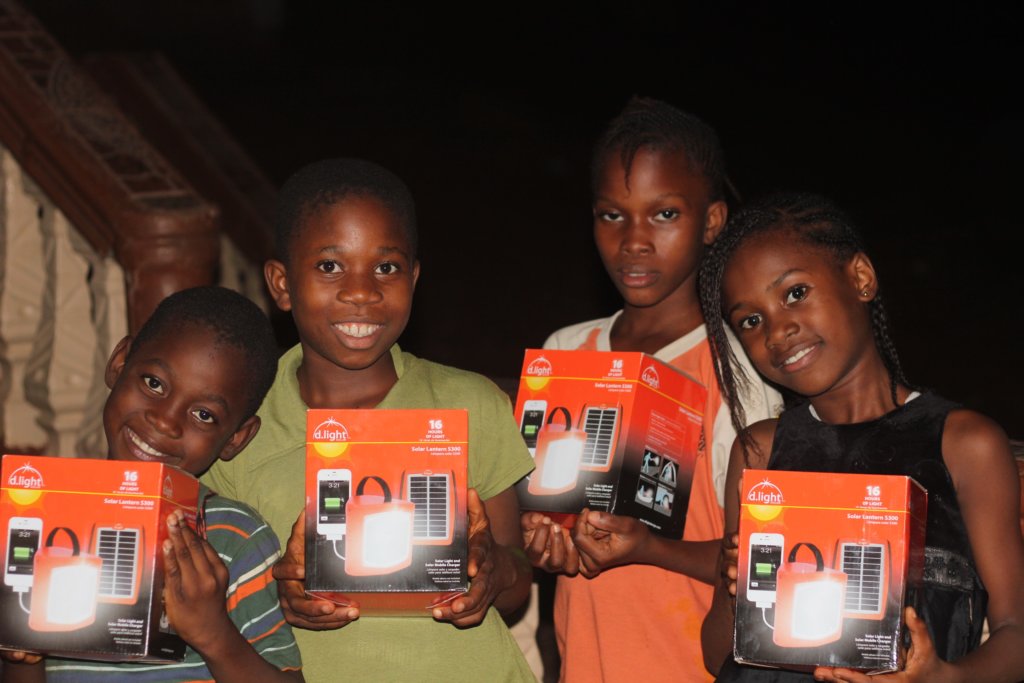 Solar Lights Provide Safe Studying for 100 Kids