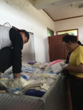 Storing clean birthing kits
