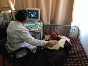 Prenatal ultrasound exam