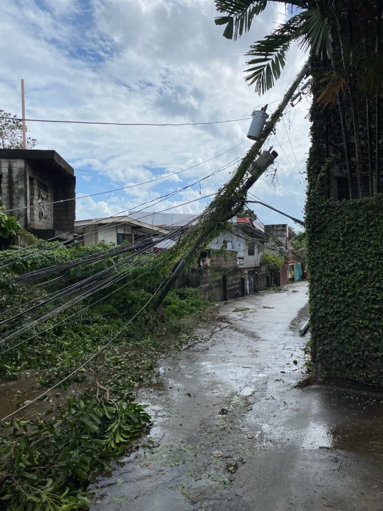 major electrical lines were down