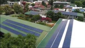 Foundation University Solar Panels Top View