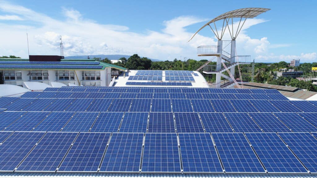 north campus solar panels