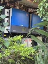 the solar controller at the library area