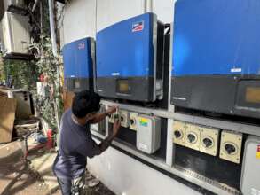solar controller at the main building