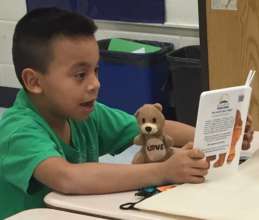 Sugarland Elementry Student Reading