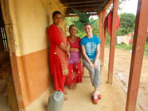 Peace Fellow Caroline with CAED in Nepal