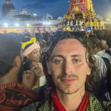 Adin enjoys the Ratha Yatra festival in Odisha