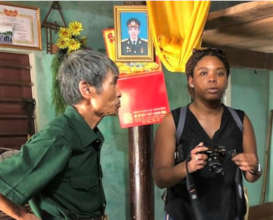 Mia with Mr Phuc in Vietnam