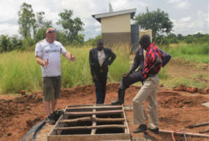 Spencer sizes up the challenge at Abaka in Uganda