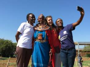 Samburu selfie: Peace Fellow Talley in Kenya