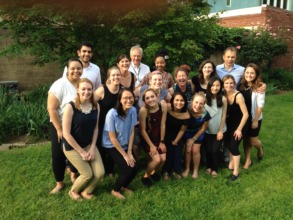 The 2016 Peace Fellows and AP interns at training