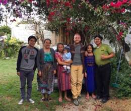 Sean and his adopted family, The Peren's