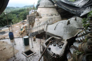 Part of the Rainwater Harvesting Roof