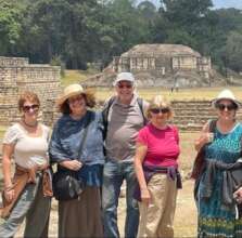 Impactful Travel group at Iximche