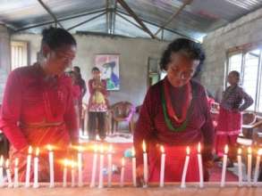 Women participating in Cornerstone training