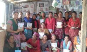 Women's literacy class