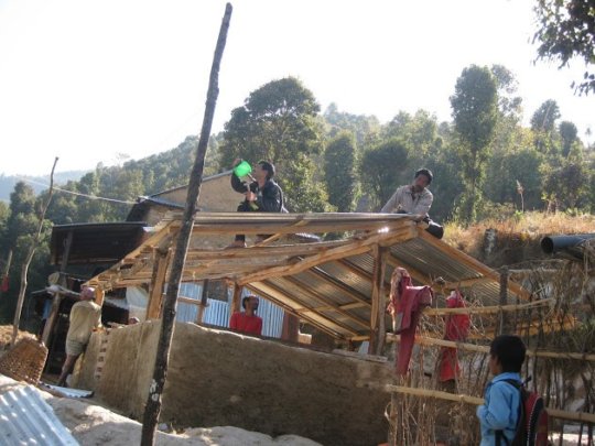 House being built