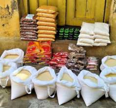 Relief materials given during pandemic COVID-19
