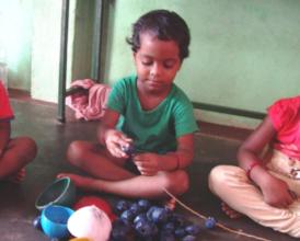 Sajani playing