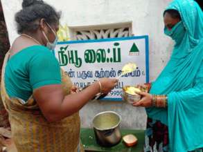 Food to our ELC children collected by mothers
