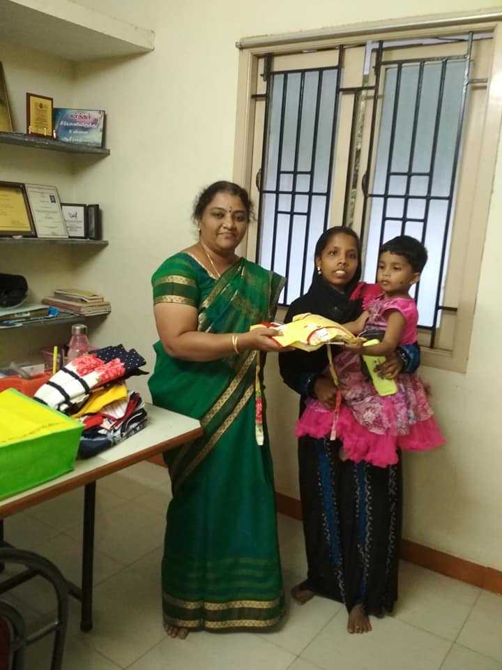 New dresses given to children