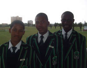 Our first group of kids at Pearson High School