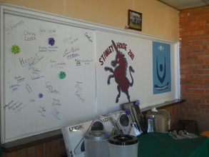 Some kitchen appliances donated by Stanley House