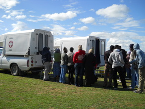 Mobile Testing Clinics at the VCT Tournament