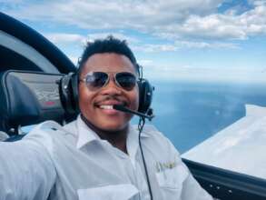 Sithembiso Putting in Flying Hours