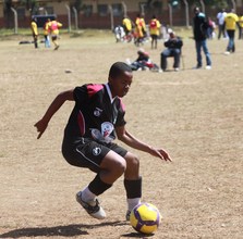Our Soccer Boys on the field