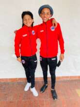 Damien and his teammate